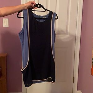 Tobi- blue loose fitted dress